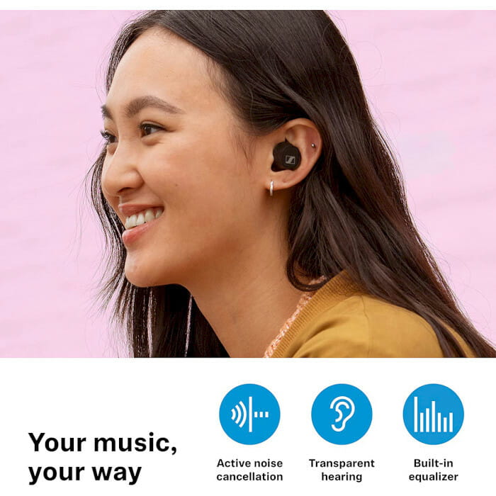 Bluetooth-гарнитура Sennheiser CX Plus True Wireless Black (509188)