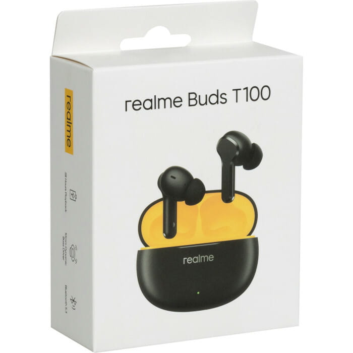 Bluetooth-гарнітура Realme Buds T100 Black (RMA2109-BK)
