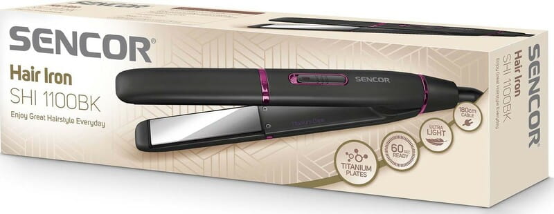 Утюжок (Выпрямитель) для волос Sencor SHI 1100BK