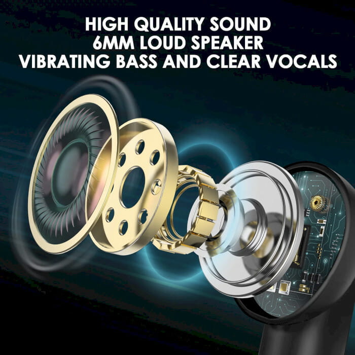 Bluetooth-гарнитура Tecno G01 Black (4895180780899)