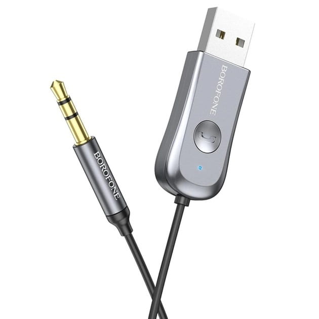 Bluetooth-ресивер Borofone BC44 Metal Grey (BC44MG)