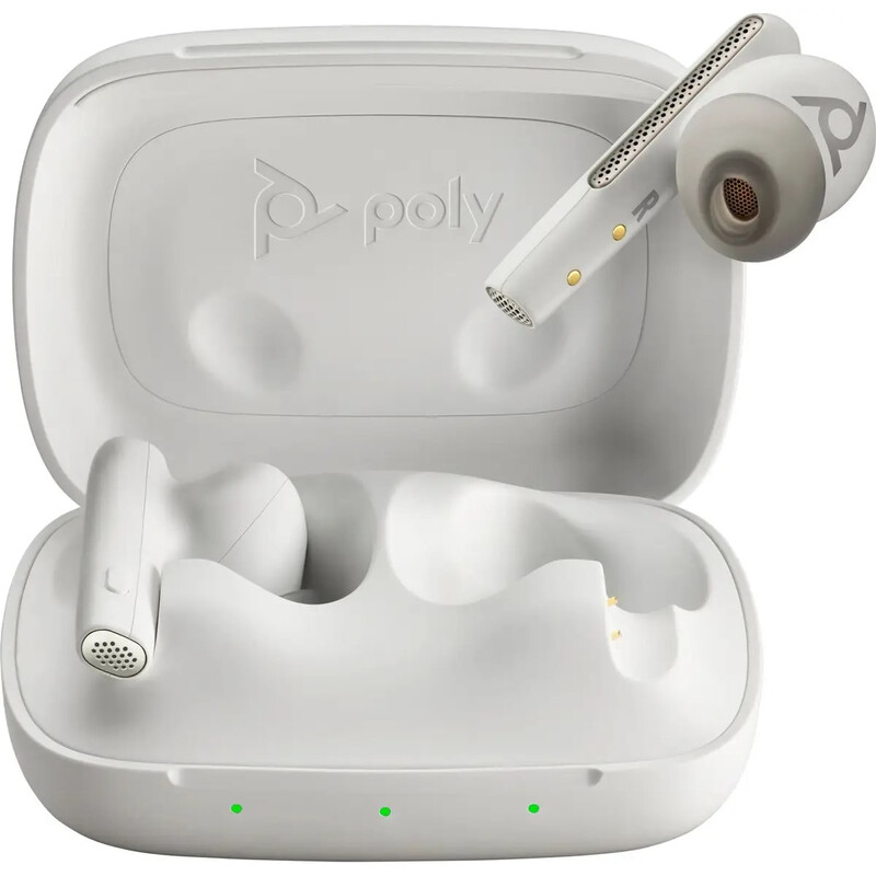 Bluetooth-гарнитура Poly Voyager Free 60 Earbuds + BT700A + BCHC White (7Y8L3AA)