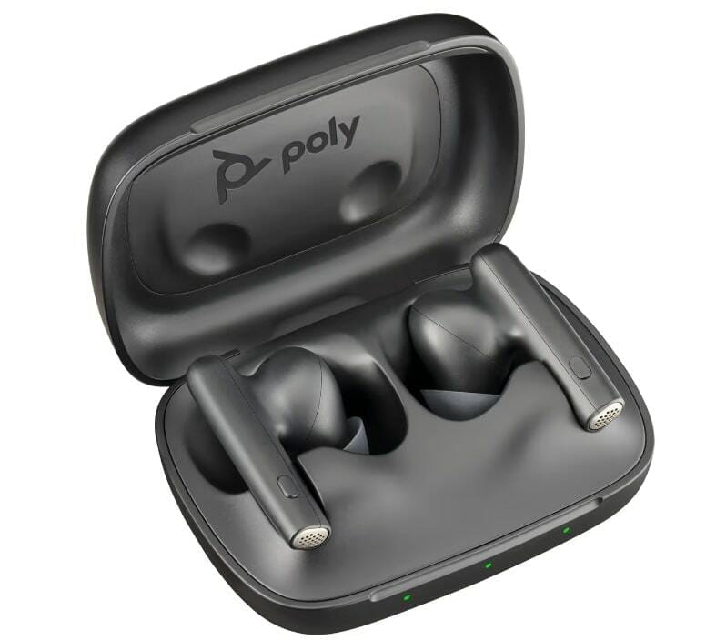 Bluetooth-гарнитура Poly Voyager Free 60 Earbuds + BT700C + BCHC Black (7Y8H4AA)