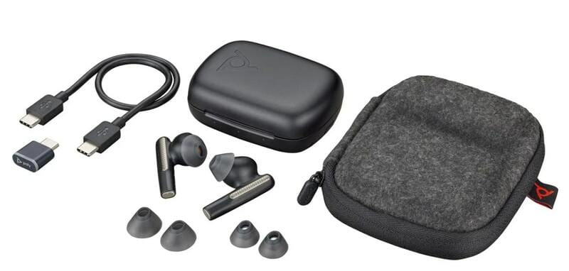 Bluetooth-гарнитура Poly Voyager Free 60 Earbuds + BT700C + BCHC Black (7Y8H4AA)