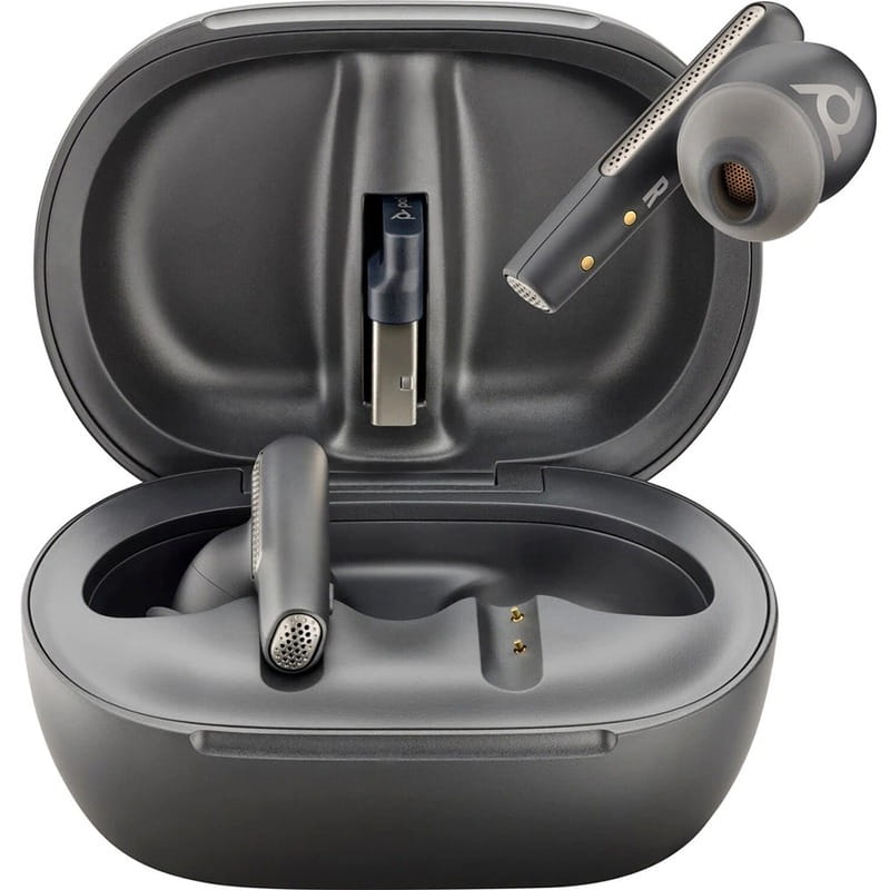 Bluetooth-гарнітура Poly Voyager Free 60+ Earbuds + BT700A + TSCHC Black (7Y8G3AA)