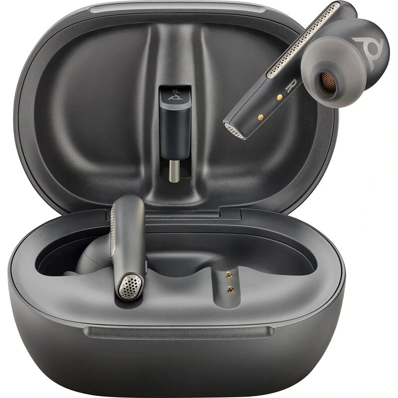 Bluetooth-гарнитура Poly Voyager Free 60+ Earbuds + BT700C + TSCHC Black (7Y8G4AA)