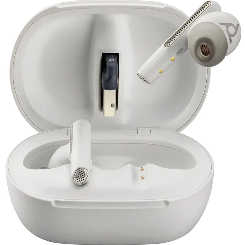 Bluetooth-гарнітура Poly Voyager Free 60+ Earbuds + BT700A + TSCHC White (7Y8G5AA)