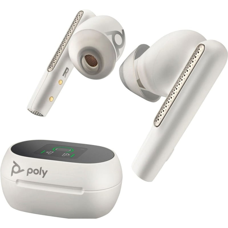 Bluetooth-гарнітура Poly Voyager Free 60+ Earbuds + BT700C + TSCHC White (7Y8G6AA)
