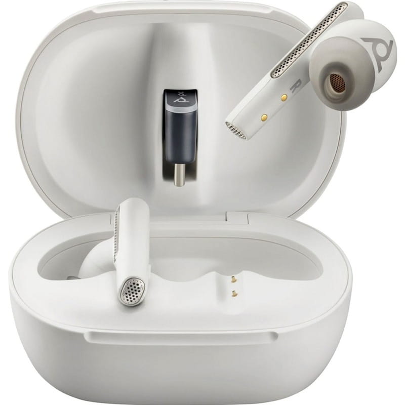 Bluetooth-гарнітура Poly Voyager Free 60+ Earbuds + BT700C + TSCHC White (7Y8G6AA)
