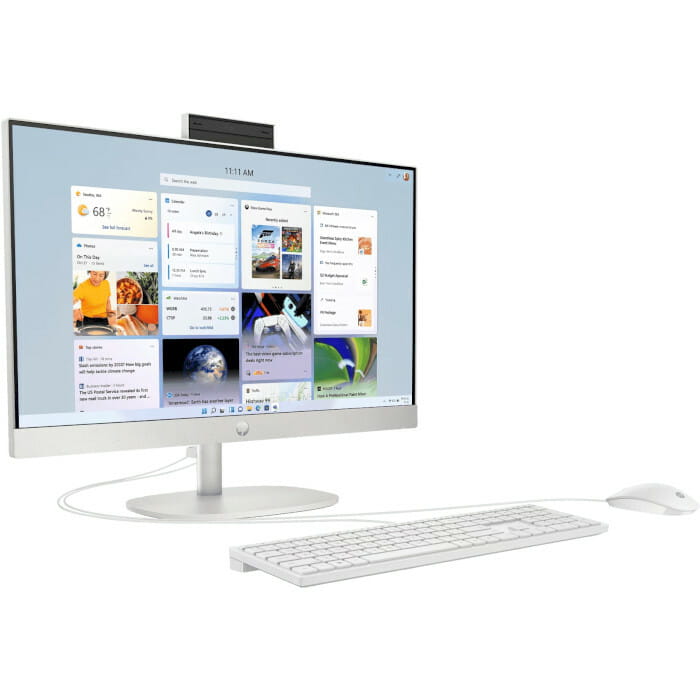 Моноблок HP AiO 24-cr0004ua (9C9C4EA) Shell White