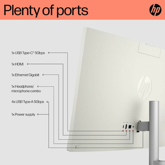 Моноблок HP AiO 24-cr0004ua (9C9C4EA) Shell White