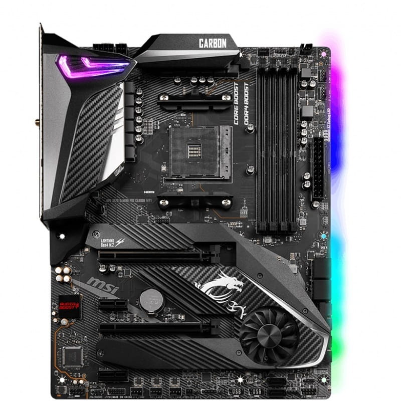 MSI MPG X570 Gaming Pro Carbon WiFi Socket AM4