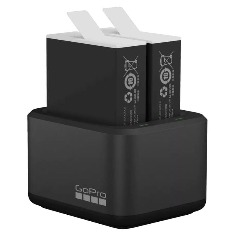 Подвійний зарядний пристрій + акумулятор Enduro 2 шт для GoPro HERO 11/10/9 (ADDBD-211-EU)