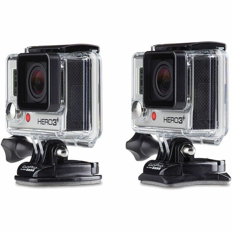 Вигнуті та прямі клейкі кріплення для GoPro Hero 8/9/10/11 і MAX (AACFT-001)