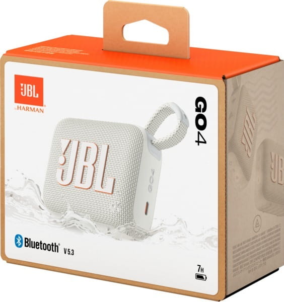 Акустическая система JBL GO 4 White (JBLGO4WHT)