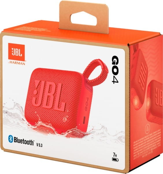 Акустическая система JBL GO 4 Red (JBLGO4RED)