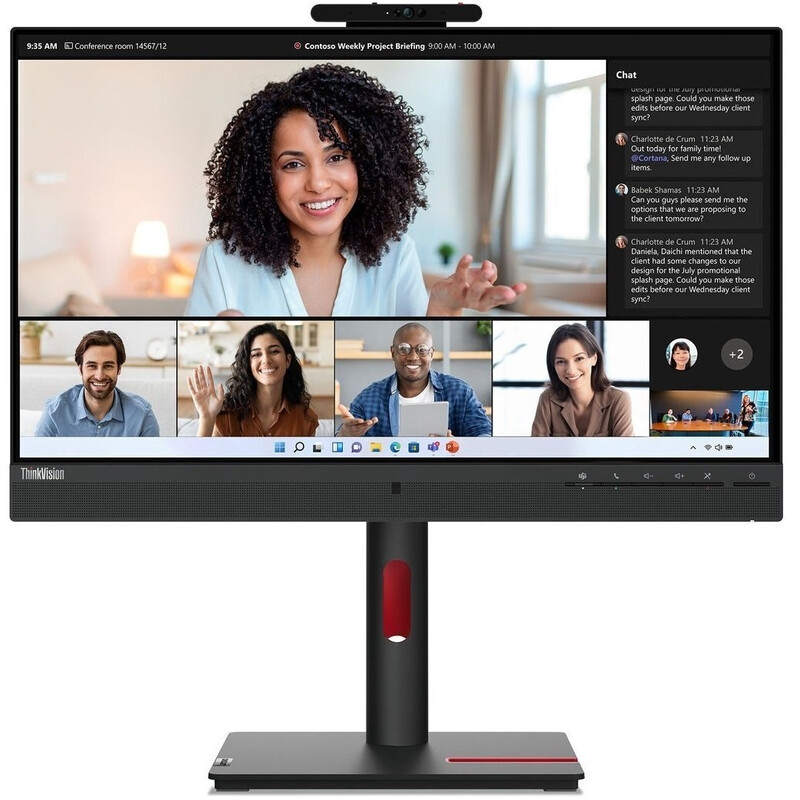 Монiтор Lenovo 23.8" T24mv-30 (63D7UAT3UA) IPS Black