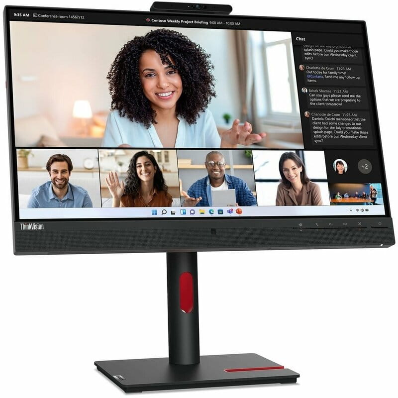Монiтор Lenovo 23.8" T24mv-30 (63D7UAT3UA) IPS Black