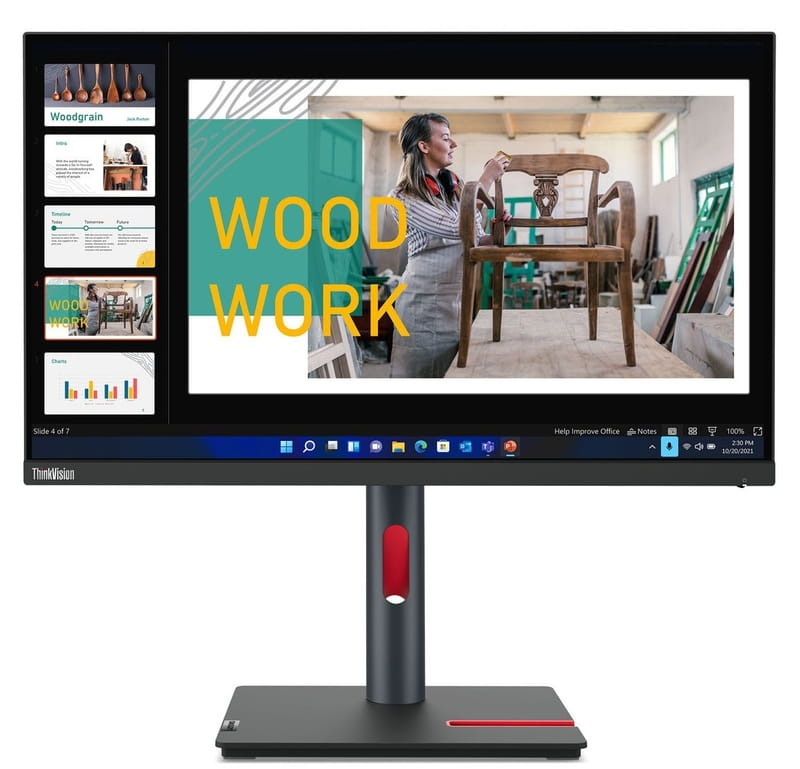 Монiтор Lenovo 23.8" P24q-30 (63B4GAT6UA) IPS Black