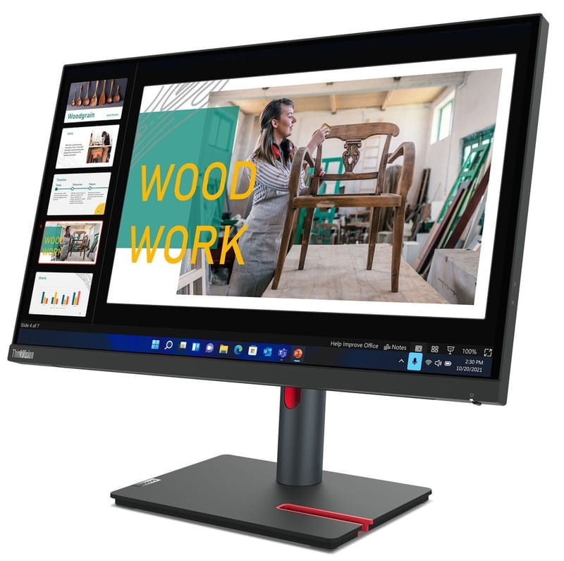 Монiтор Lenovo 23.8" P24q-30 (63B4GAT6UA) IPS Black