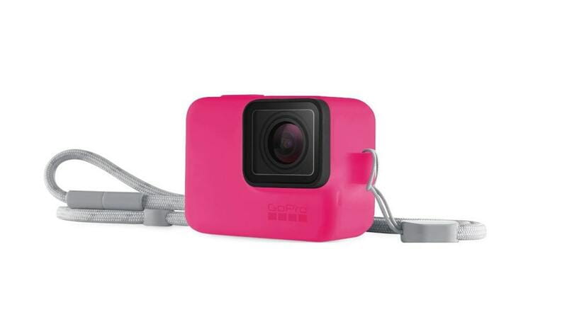 Чохол + ремінець GoPro Sleeve & Lanyard Electric Pink для Hero 5/6/7 (ACSST-011)