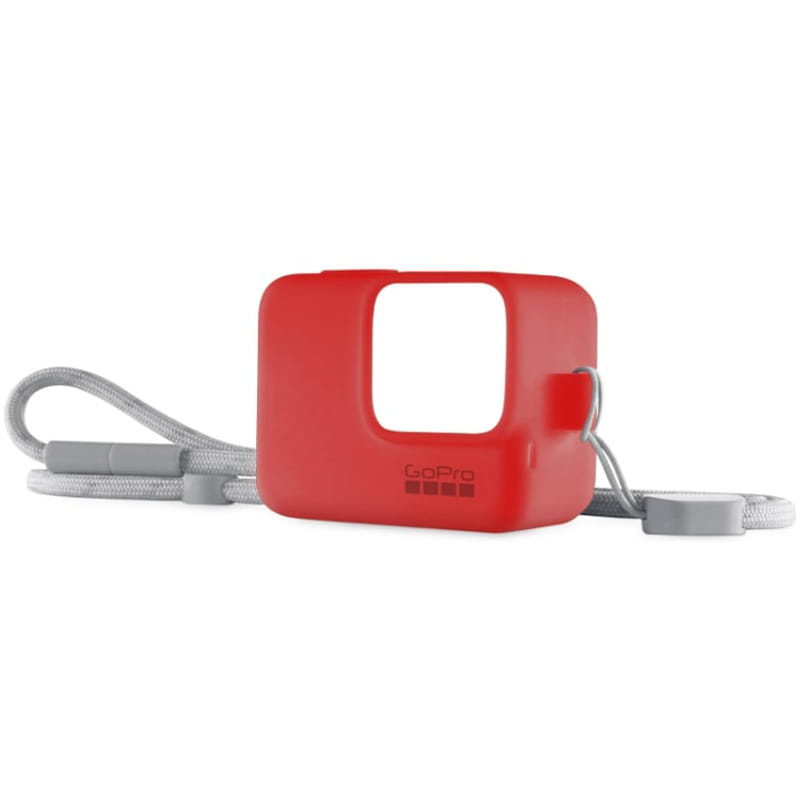 Чехол + ремешок GoPro Sleeve & Lanyard Firecracker Red для Hero 5/6/7 (ACSST-012)
