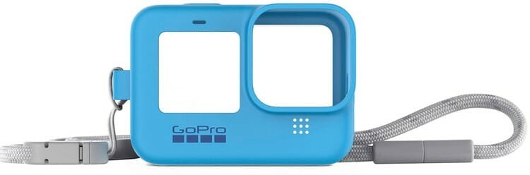 Чехол + ремешок GoPro Sleeve&Lanyard Blue для HERO9 (ADSST-003)