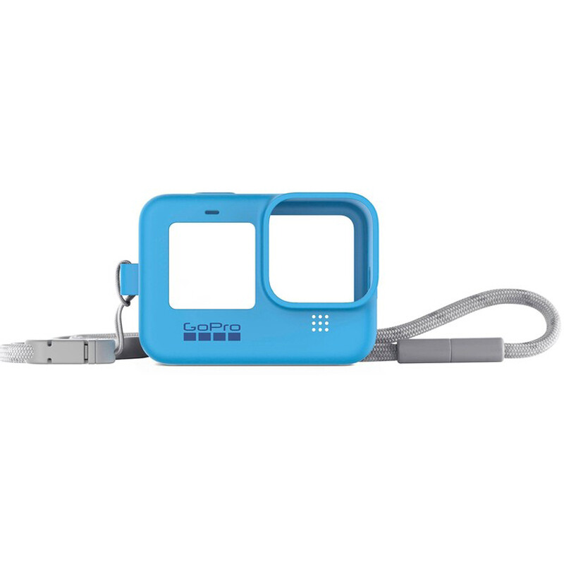 Чехол + ремешок GoPro Sleeve&Lanyard Blue для HERO9 (ADSST-003)