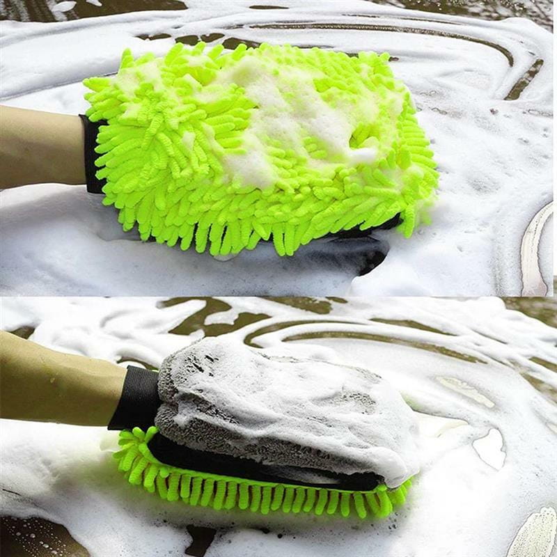 Перчатка ColorWay из микрофибры для мытья и полировки автомобиля, двусторонняя (CW-2417)