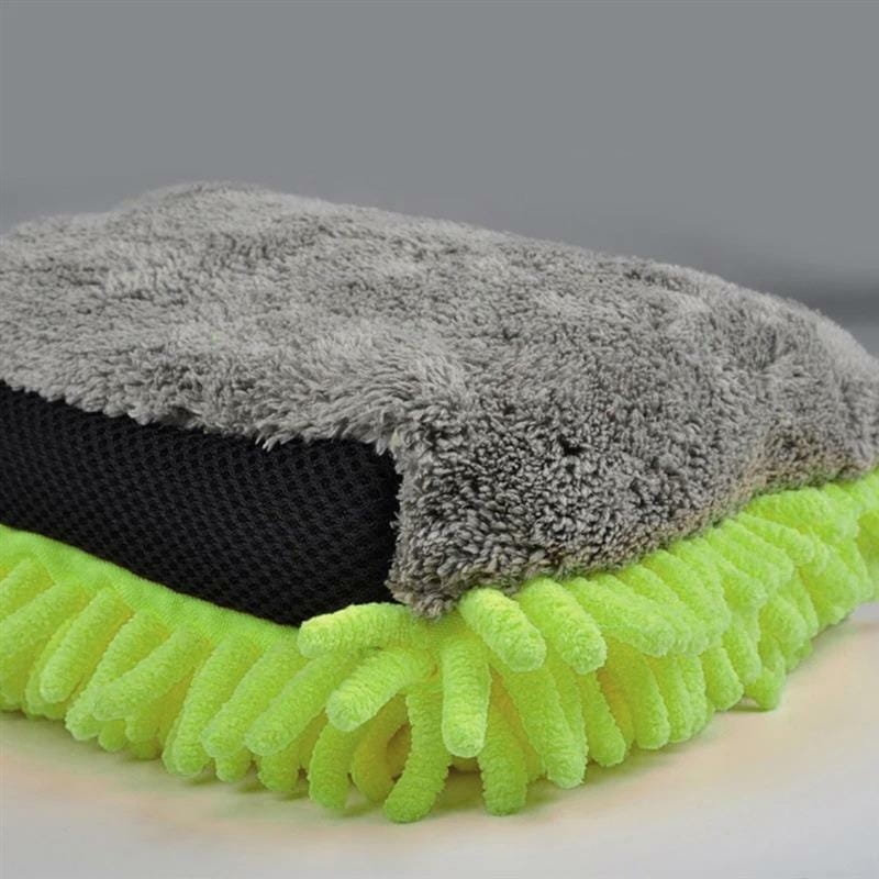 Перчатка ColorWay из микрофибры для мытья и полировки автомобиля, двусторонняя (CW-2417)