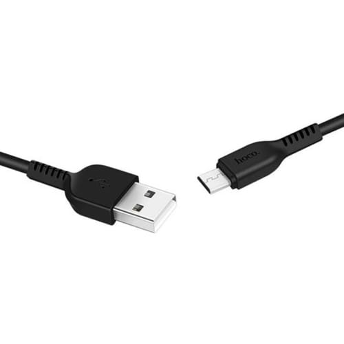 Фото - Кабель Hoco   X20 Flash USB - microUSB, 1 м, Black  D21031 (D21031)