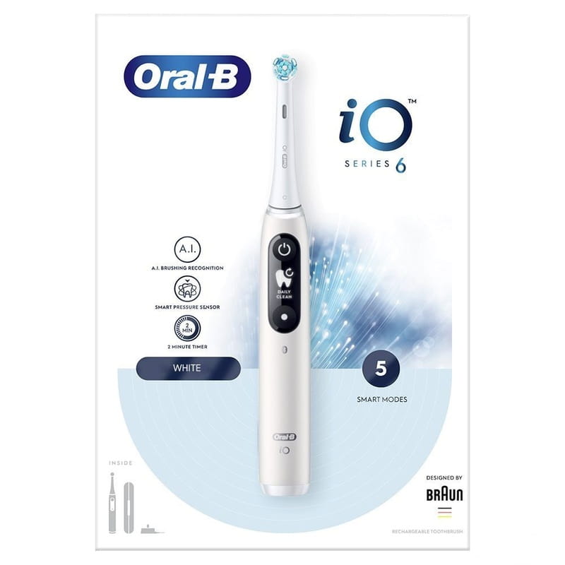 Зубная электрощетка Braun Oral-B iO Series 6 iOM6.1A6.1K White
