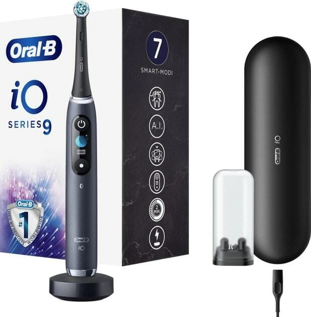 Зубна електрощітка Braun Oral-B iO Series 9N IOM9.1B2.2AD Black Onyx