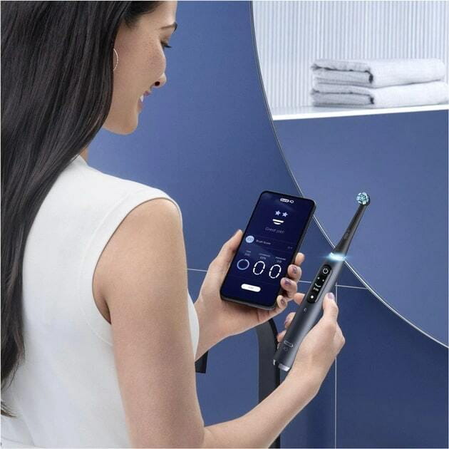 Зубна електрощітка Braun Oral-B iO Series 9N IOM9.1B2.2AD Black Onyx