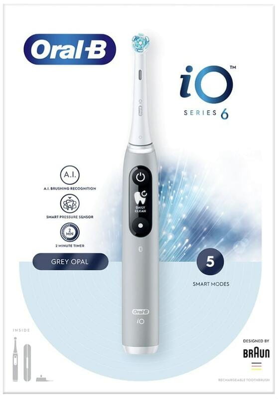 Зубна електрощітка Braun Oral-B iO Series 6 iOM6.1A6.1K Grey Opal
