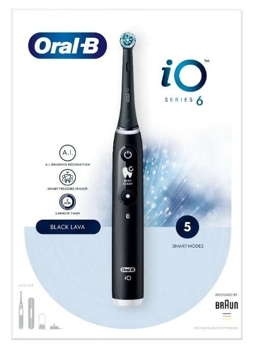 Зубная электрощетка Braun Oral-B iO Series 6 iOM6.1B6.3DK Black