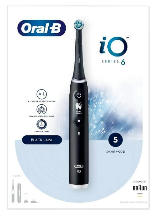 Зубная электрощетка Braun Oral-B iO Series 6 iOM6.1B6.3DK Black