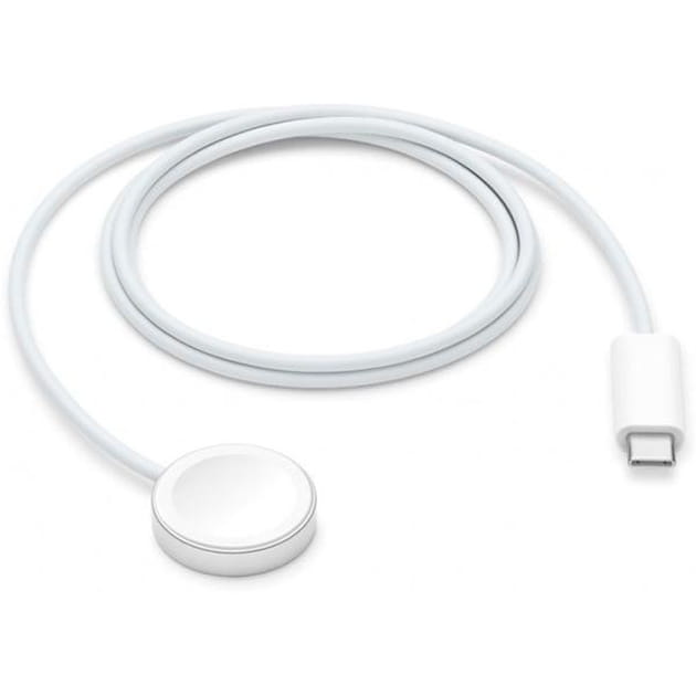 Беспроводное зарядное устройство Apple Watch Magnetic Fast Charger to USB-C 1m White (MLWJ3) (A26886)