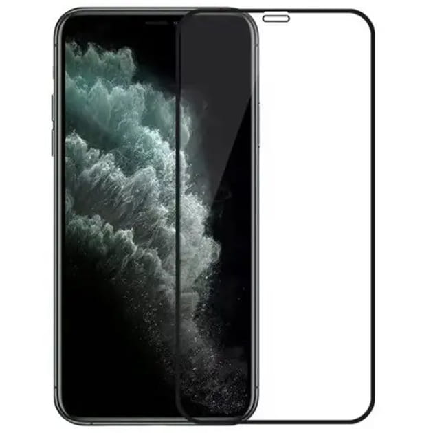 Захисне скло для Apple iPhone 12/12 Pro Black, 0.3 мм, 5D/10D (Z17603) без упаковки
