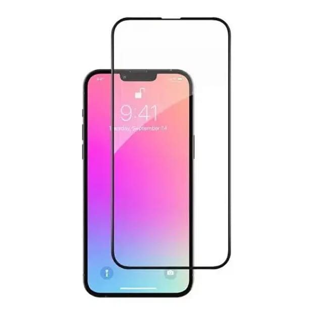 Защитное стекло для Apple iPhone 14/13/13 Pro Black, 0.3 мм, 5D/10D (Z22167) без упаковки