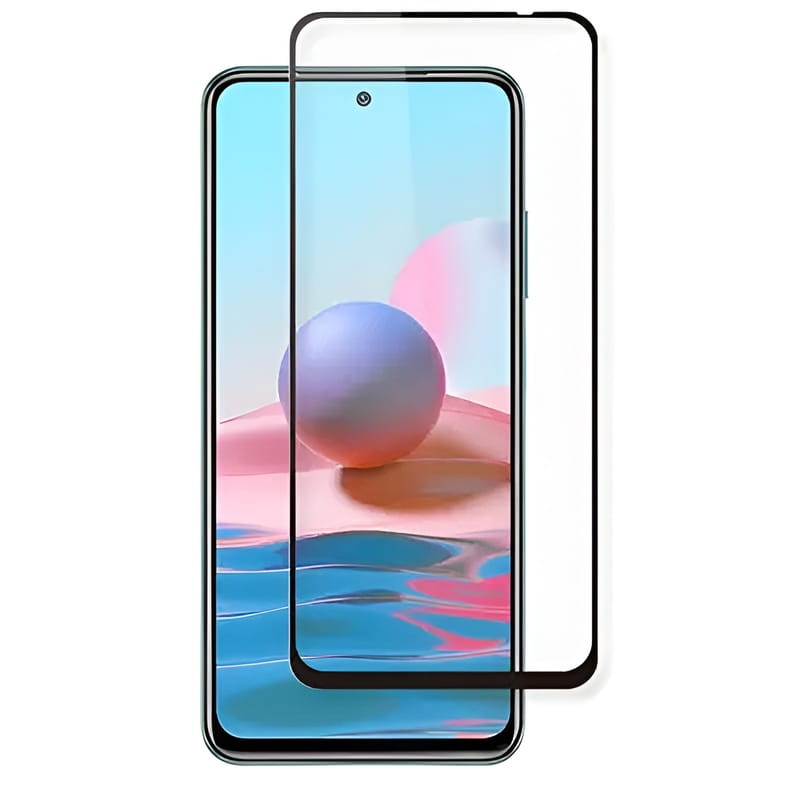 Захисне скло для Xiaomi Redmi Note 10/Redmi Note 10S/Redmi Note 11 Black, Karerte Anti-static, 6D (Z26766) без упаковки