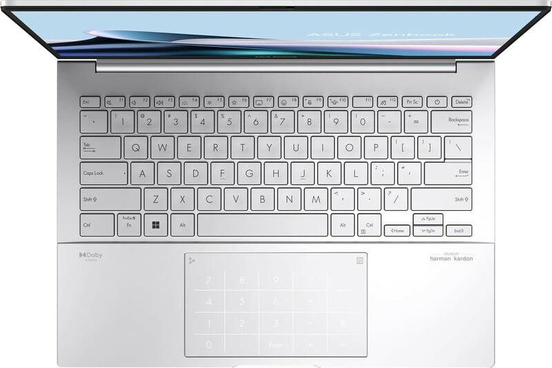 Ноутбук Asus ZenBook 14 OLED UX3405MA-PP302X (90NB11R2-M00DJ0) Foggy Silver