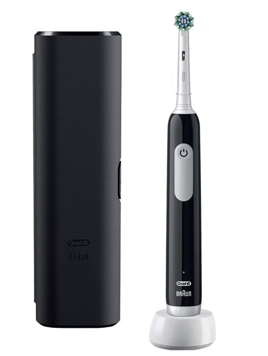 Зубная электрощетка Braun Oral-B Pro1 D305.513.3X CrossAction Black