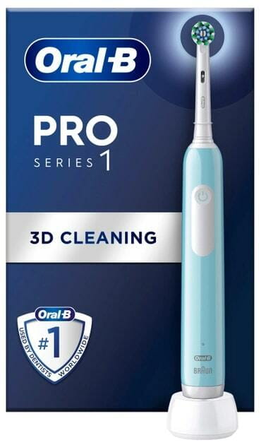 Зубная электрощетка Braun Oral-B Pro1 D305.513.3X CrossAction Blue