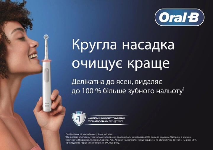 Зубная электрощетка Braun Oral-B Pro1 D305.513.3X CrossAction Blue