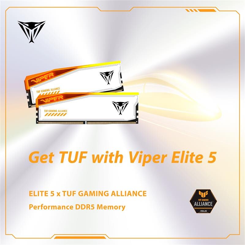 Модуль пам`яті DDR5 2x24GB/6000 Patriot Viper Elite 5 RGB TUF (PVER548G60C36KT)