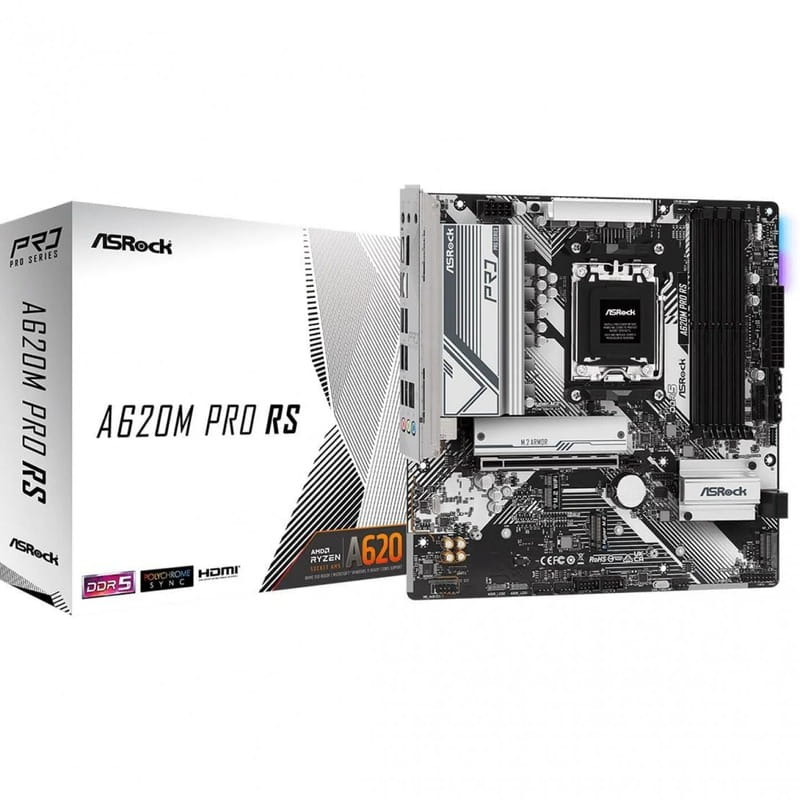 Материнская плата ASRock A620M Pro RS Socket AM5
