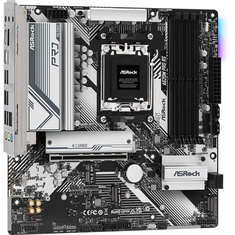 Материнская плата ASRock A620M Pro RS Socket AM5