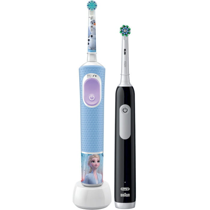 Набір зубних щіток Braun Oral-B Pro Series 1 D305.513.3 + Pro Kids D103.413.2K Frozen (Family Edition)