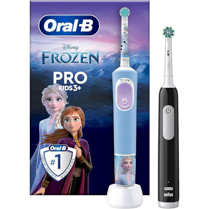 Набір зубних щіток Braun Oral-B Pro Series 1 D305.513.3 + Pro Kids D103.413.2K Frozen (Family Edition)